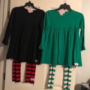 Ruffle girls outfits size 12